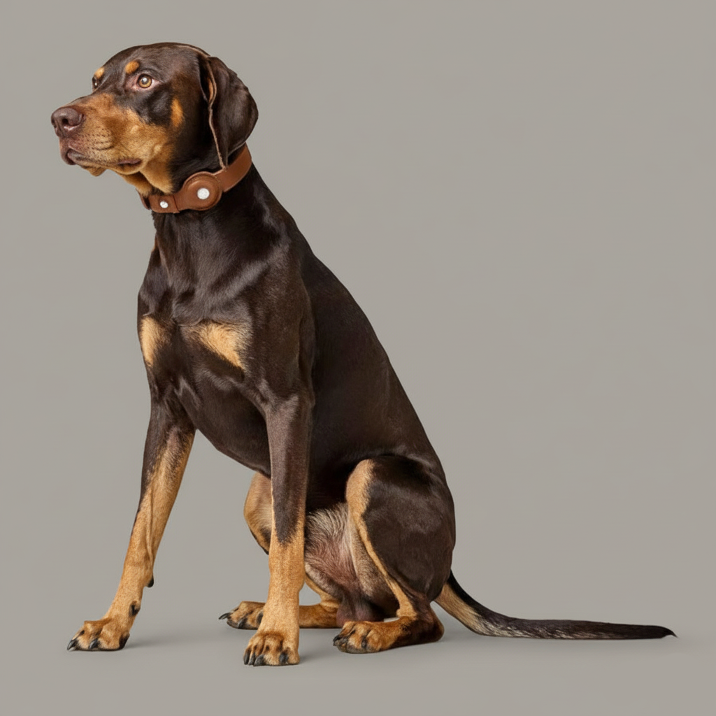 Collar de Piel Guardian™ para Localizador GPS